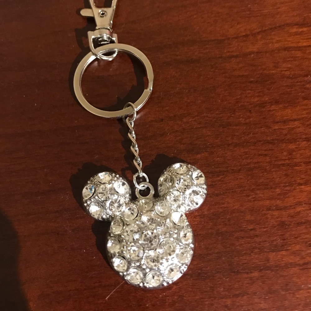 Mickey Rhinestone Keychain